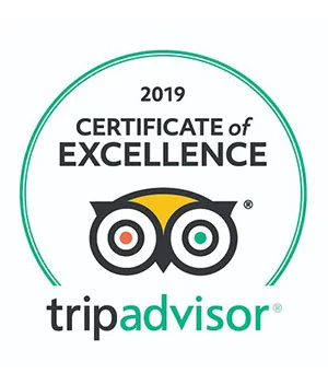 TripAdvisor Certificate of Excellence