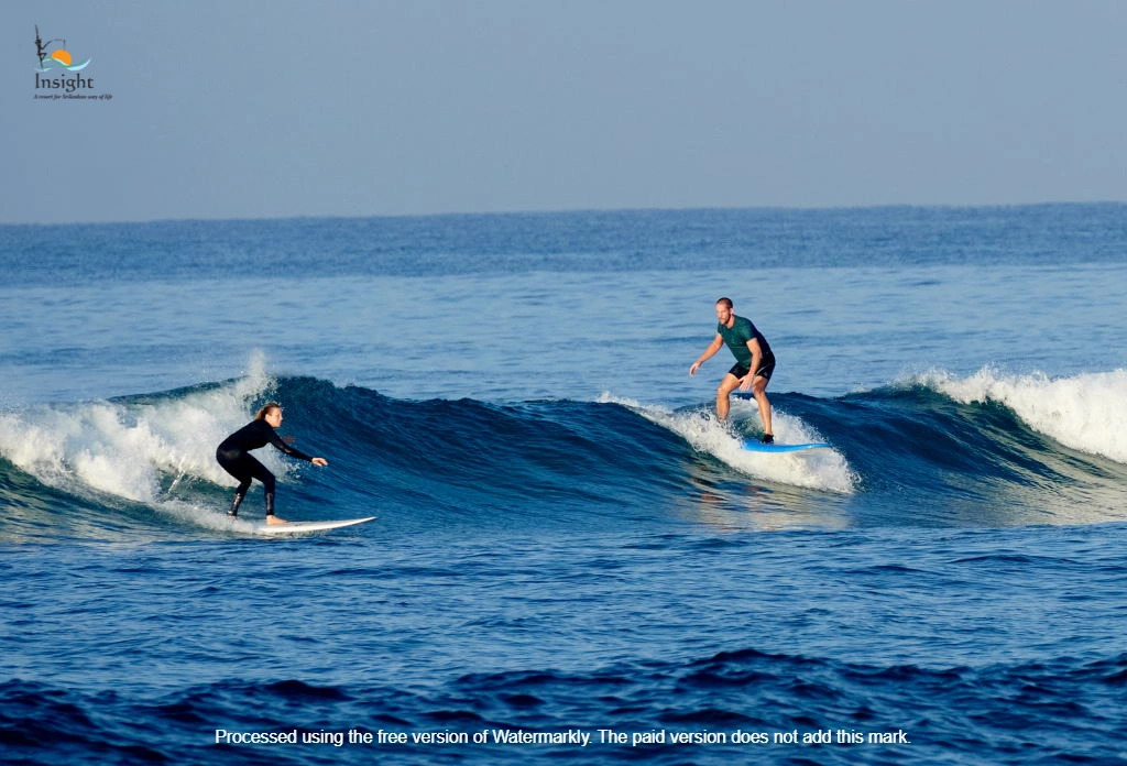 Surfing in Ahangama